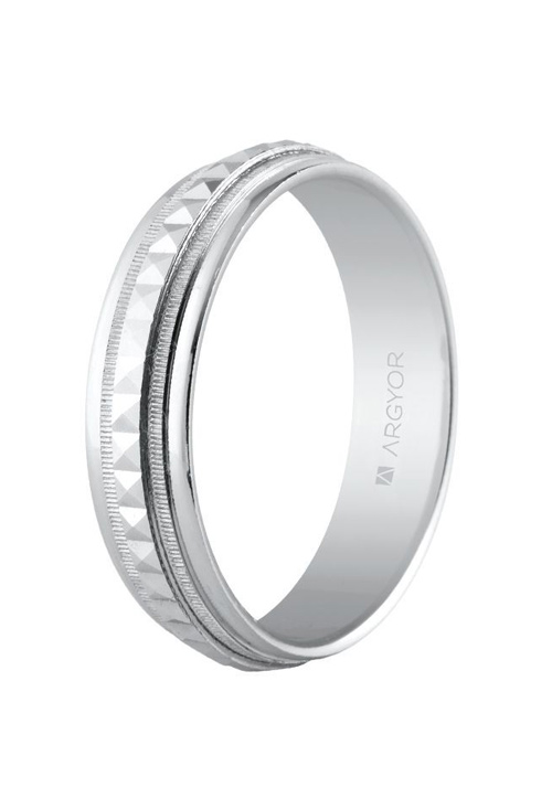 Alianza en plata de 5mm Argyor 5750152 Alianza de plata 925 facetada 5mm - foto 3 - rfcia. 5750152