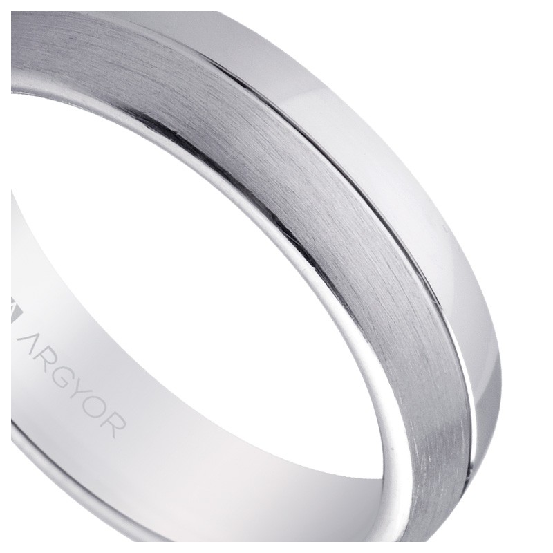 Alianza de plata para boda o novios 5mm Argyor 5750029 Alianza de plata de ley para boda o novios plata ley - foto 04 - rfcia 5750029