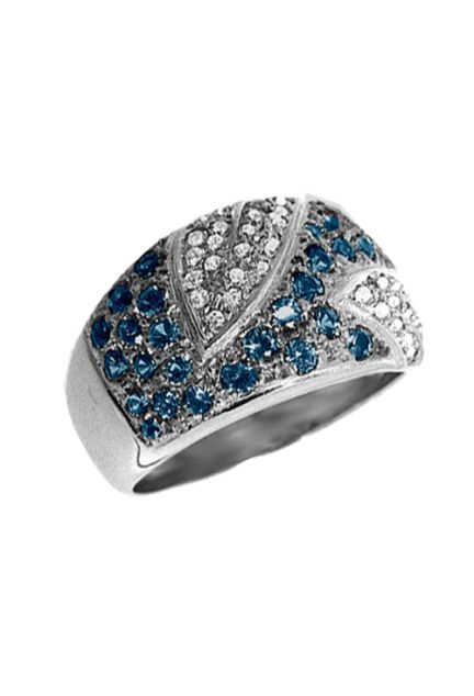 Sortija mujer oro blanco 18 ktes con circonitas - foto 3 - rfcia.014_5110-0B1