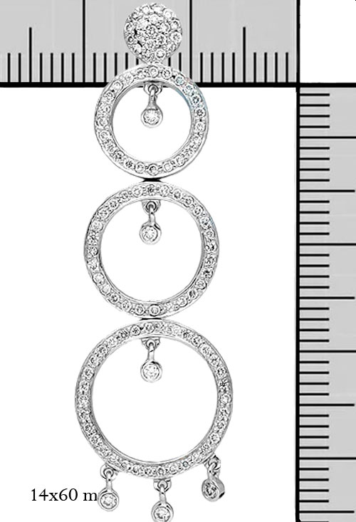 Pendientes largos oro 18k con diamantes 026_A103 Pendientes largos oro 18k con diamantes 026_A103-95111