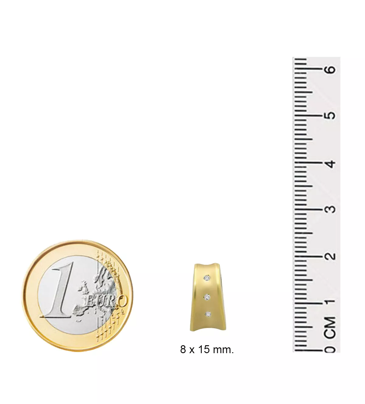 Colgante de oro con diamantes "Trio" Colgante de oro con diamantes "Trio" - Imagen 7