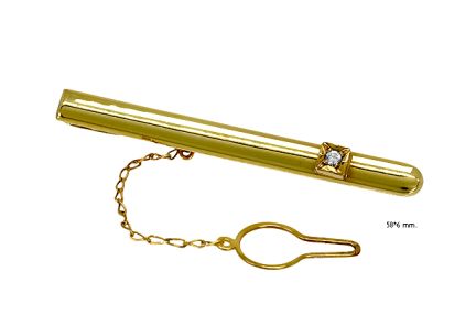 Complemento de caballero oro 1ª ley 750 mmas. (18 k.) pasador de corbata oro bicolor rfcia.146_6007-A