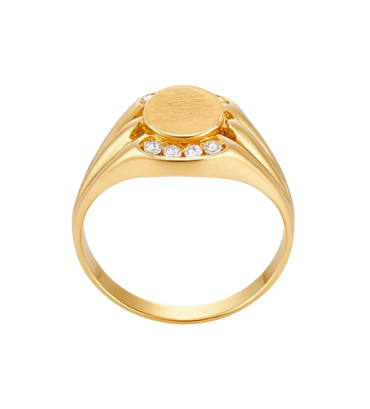 170_SE007035 anillo de oro con circones fondo negro toma cenital