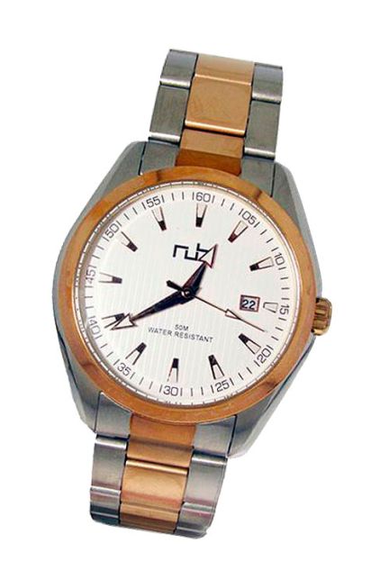 reloj hombre marca rubi caja y armis bicolor precio especial outlet
