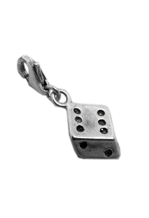 Charm de plata dado 015_B007 Abalorio-Charm plata ley, charm - foto 3 - rfcia.015_B007