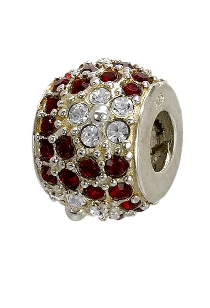 abalorio de plata esferico cuajado de circonitas y citrinos con dibujos florales 015_26-06