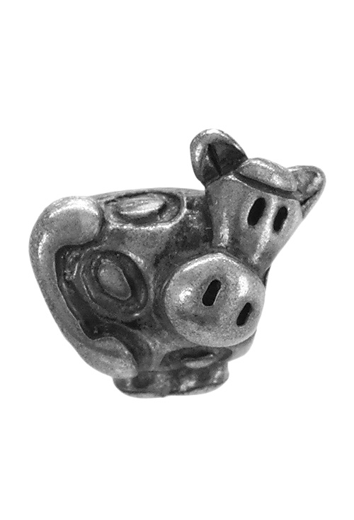 Abalorio plata vaca 015_S1-047 abalorio de plata forma de vaca para pulsera 015_S1-047_01