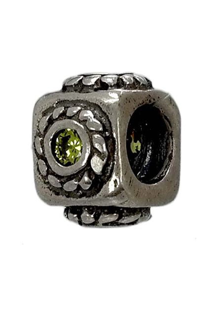 abalorio plata con olivina vista lateral 015_S2-042_01