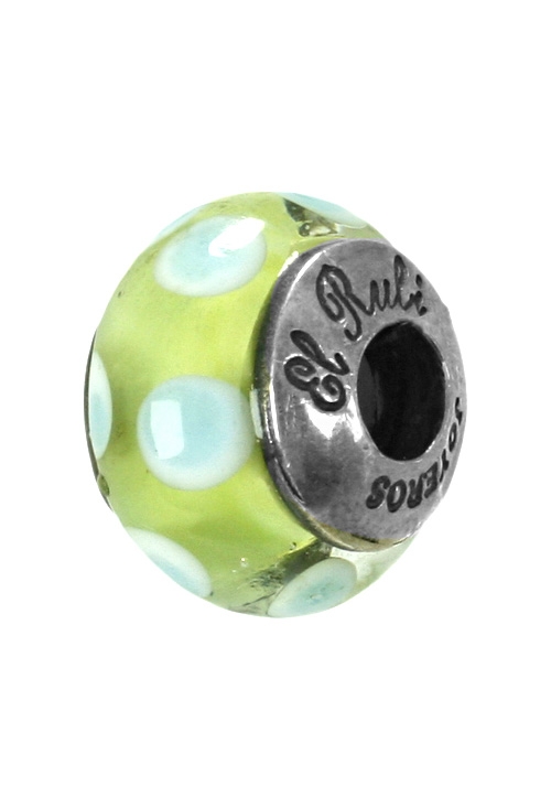 Abalorio plata murano verde 015_MRN103 abalorio plata de ley tonos verdes y azules 015_MRN103_01