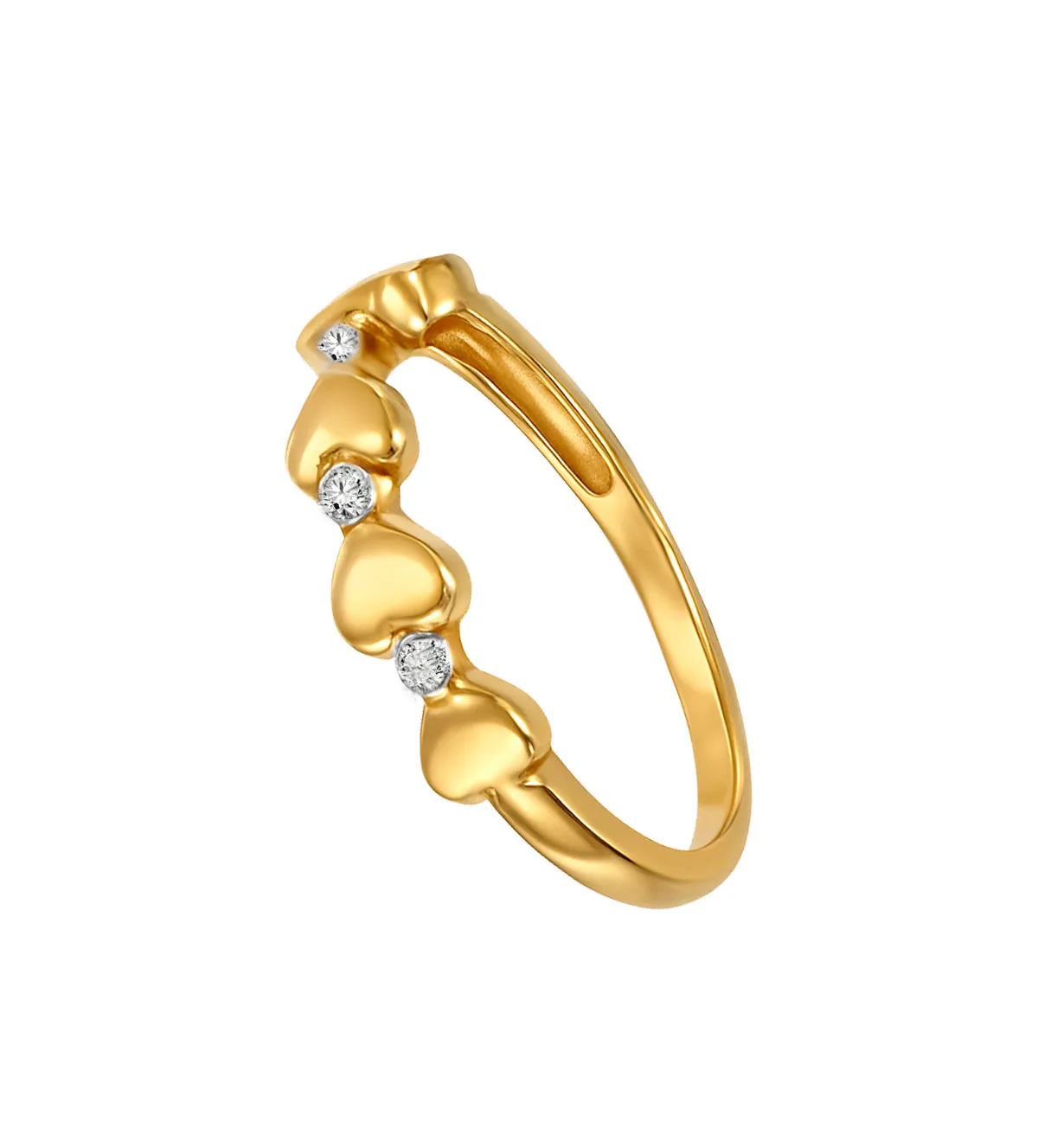 Anillo de compromiso oro amarillo modelo corazones 037_13101743 anillo-de-compromiso-oro-amarillo-corazones-037_13101743 toma oblicua
