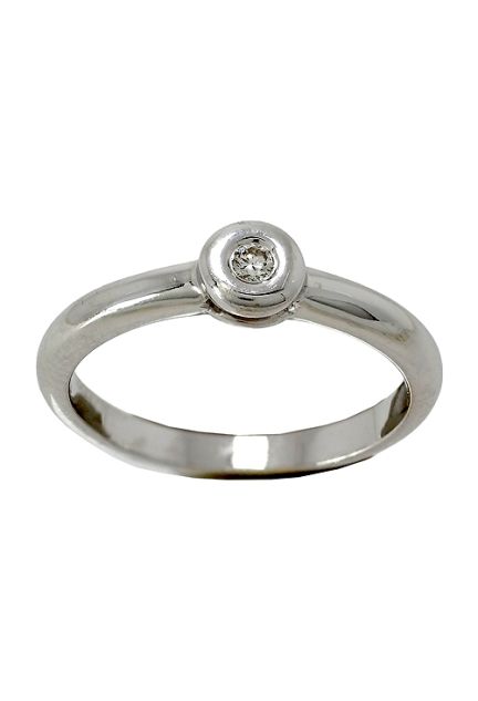 Anillo de compromiso oro blanco 18 ktes y diamante - venta online joyas de oro - rfcia.027_141-S