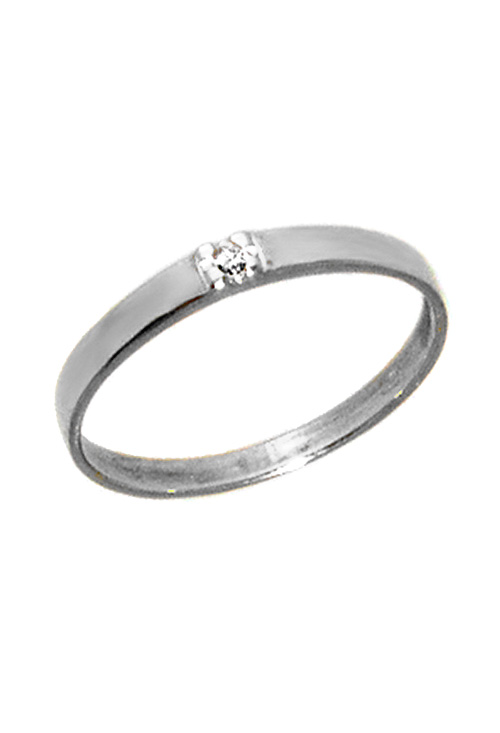 Anillo oro blanco 18 ktes con diamante. 192_Z0024B Anillo de compromiso oro ley con diamante - foto 3 - rfcia.192_Z0024B