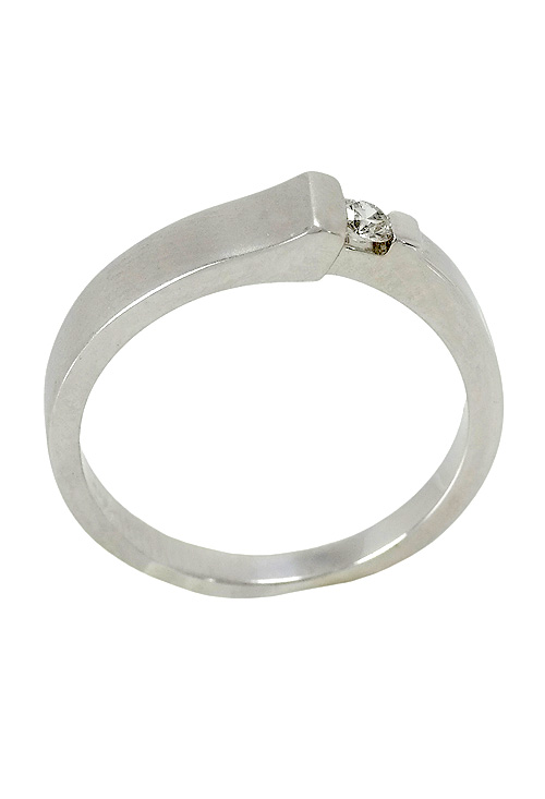 Anillo de compromiso oro blanco tipo solitario con diamante. 048_RG080633-118 Anillo de compromiso tipo solitario oro blanco y diamante - foto 04 - rfcia 048_RG080633-118