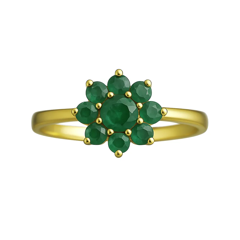 Anillo de oro 18k con esmeraldas 005_02998-A-E anillo-de-oro-18k-con-esmeraldas-005_02998-A-E