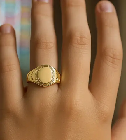 anillo-de-oro-18k-sello-para-grabar-comunion-002_163-S modelo mano