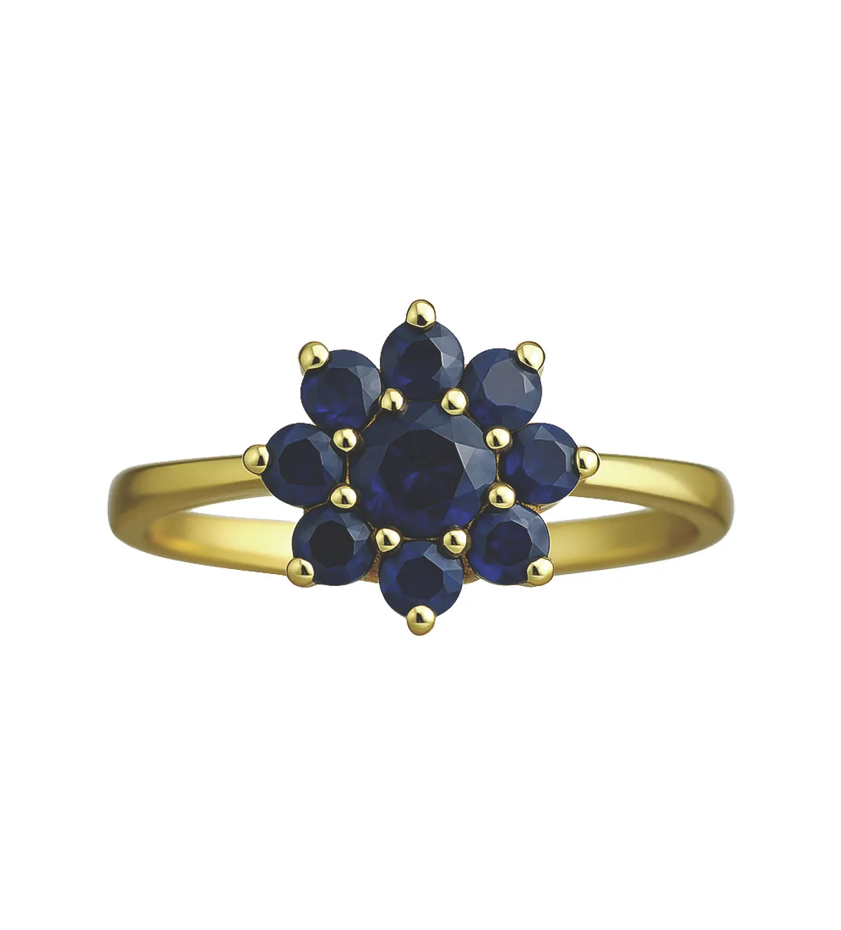 Anillo de oro 18k roseta de garras con zafiros anillo-de-oro-18k-y-zafiros-005_02998-A-ZF