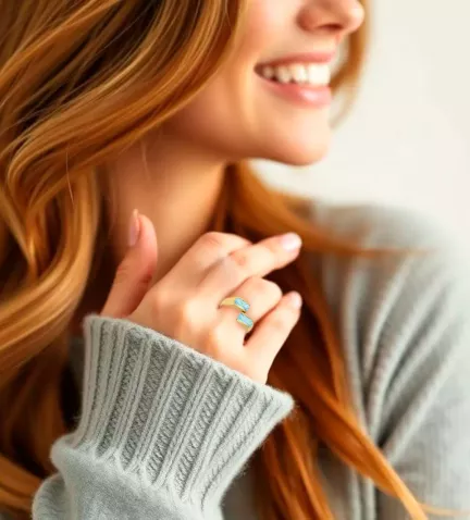 anillo de oro ENCUENTRO foto con modelo IA