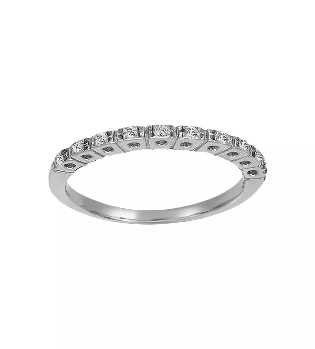 Anillo de oro blanco ajustador con brillantes anillo-de-oro-ajustador-oro-blanco-y-brillantes foto frontal