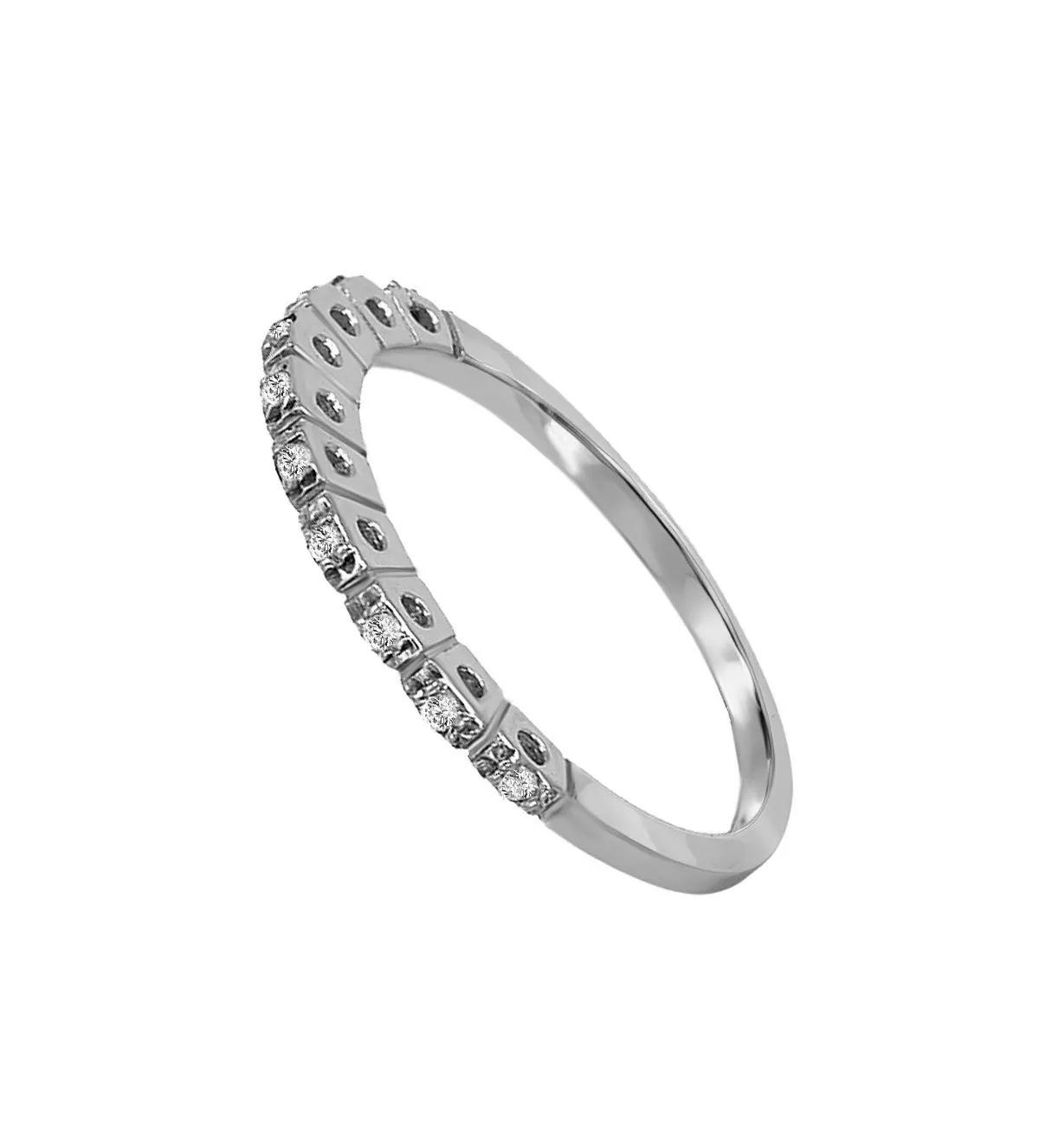 Anillo de oro blanco ajustador con brillantes anillo-de-oro-ajustador-oro-blanco-y-brillantes foto lateral