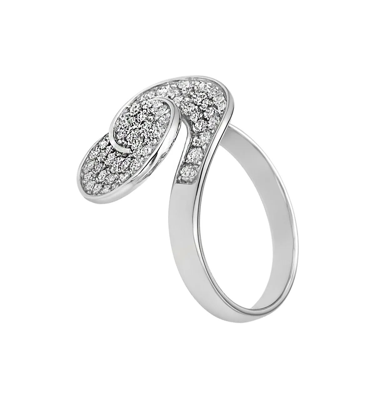 Anillo de oro blanco 18K con circones 083_JI162 anillo-de-oro-blanco-18-ktes-con-circones-083_JI162 toma lateral