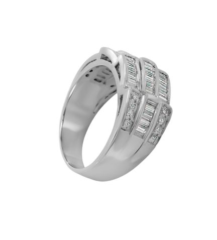 joyas para boda, Sortija compromiso oro blanco 18K con diamantes 048_YB14138 precios baratos joyas de mujer