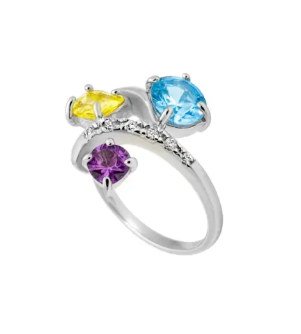 anillo-de-oro-blanco-18k-con-piedras-multicolores-003_RS-1815 toma lateral