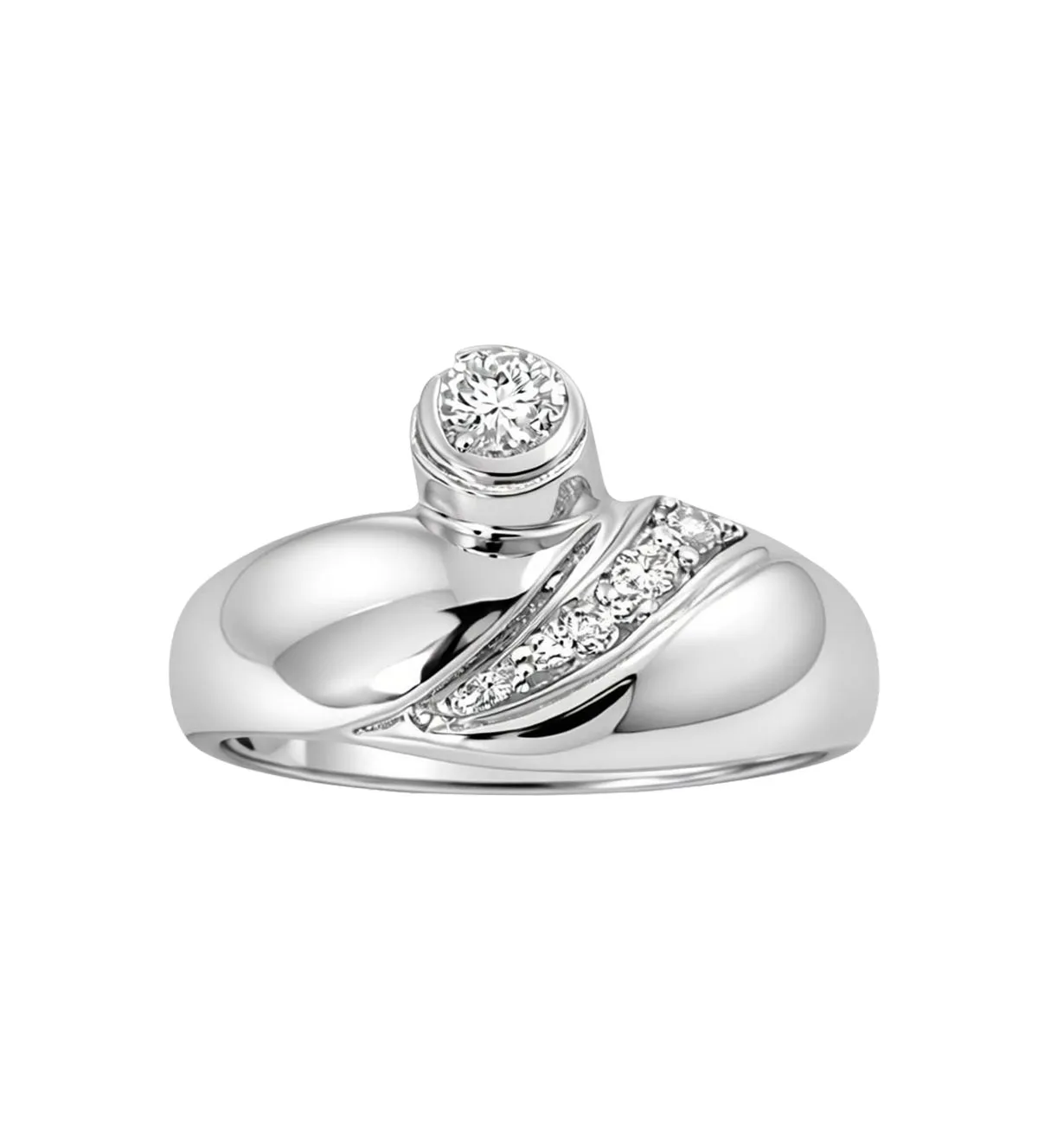 Anillo de compromiso oro blanco y diamantes 195_R4672 anillo de oro blanco con brillantes 195_R4672_01