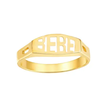 anillo de oro para bebe
