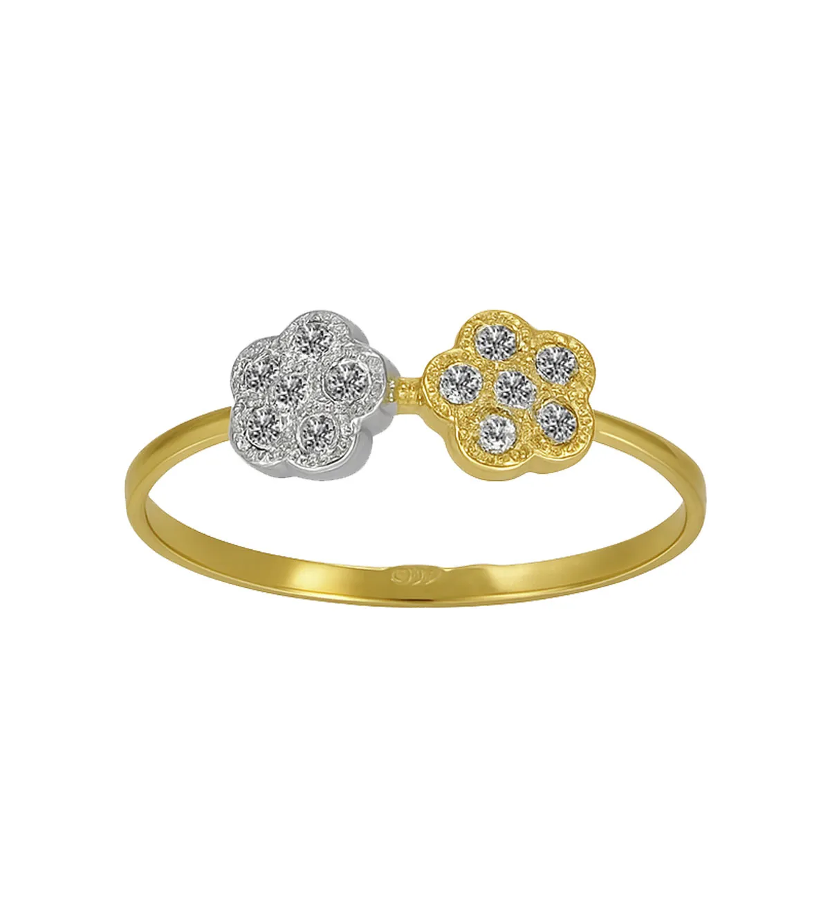 Anillo de oro 18K para niña 146_F299-S anillo de oro para nina 146_F299-S