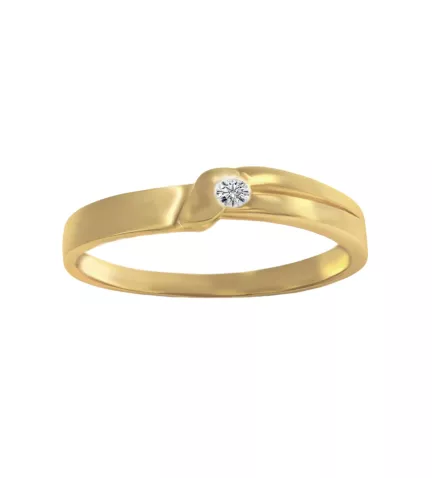 anillo oro 18k para niña primera comunión