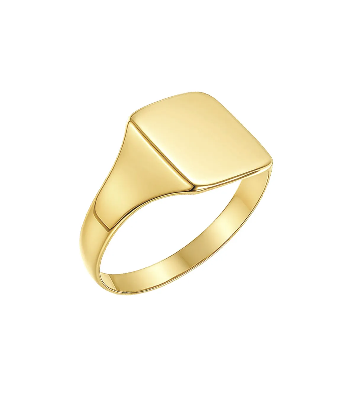 Anillo de oro 18K para niño 036_S66125 anillo-de-oro-para-nino-sello-para-grabar-036_S66125 vista lateral