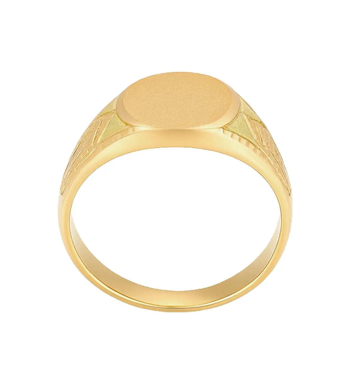 Anillo de oro sello de hombre 18K 002_481-S anillo-de-oro-sello-de-hombre-para-grabar-002_481-S toma cenital