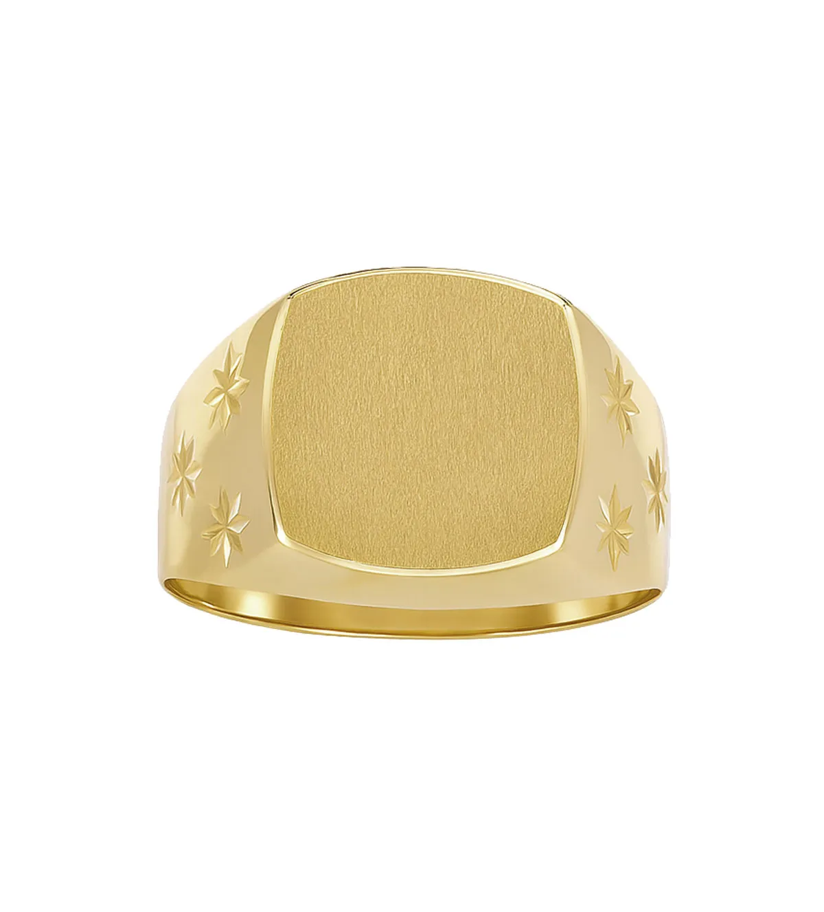 anillo de oro sello de hombre para grabar 002_946-S