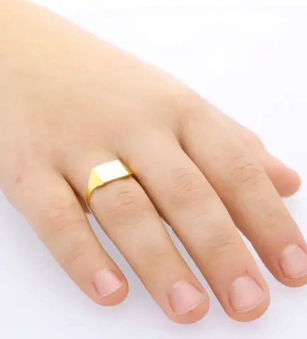 anillo de oro sello para grabar niño o mujer 131_S-5_10