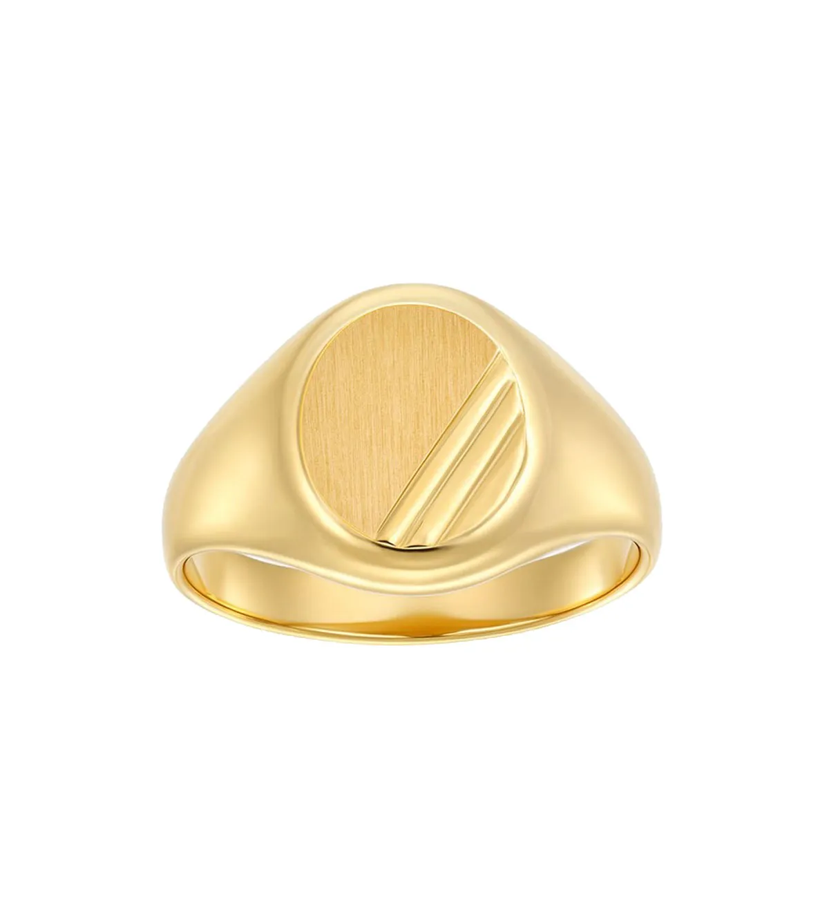 Anillo oro amarillo 18k tipo sello Comunión 157_S0007 anillo de oro tipo sello para grabar 1 comunion 157_S0007_01