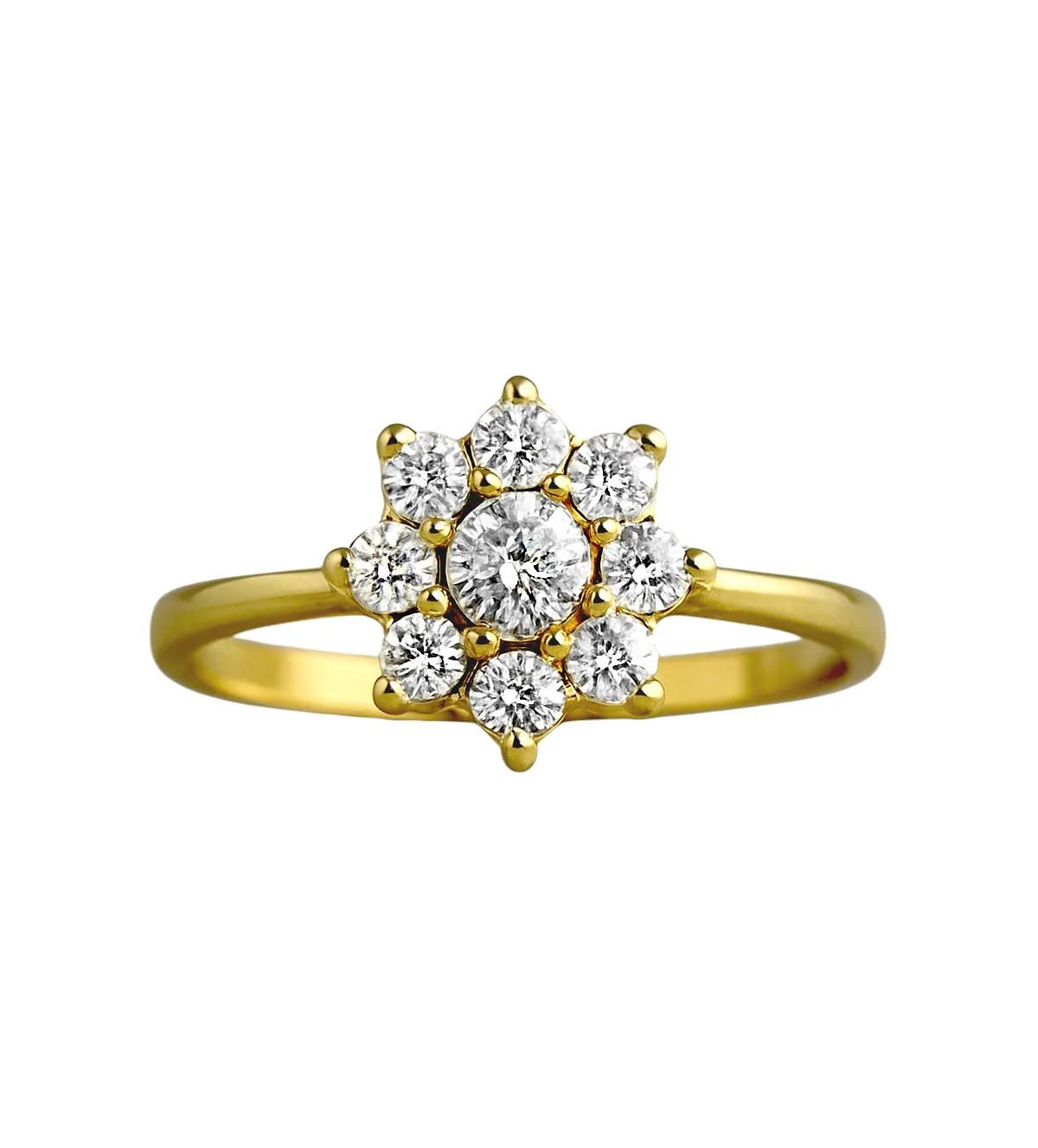 Anillo de oro 18K roseta de circonitas 005_02998-A-C anillo-de-oro-y-circones-005_02998-A-C