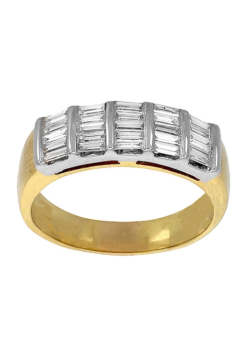 Anillo de pedida oro bicolor con diamantes joyas de mujer a precios baratos 115_019
