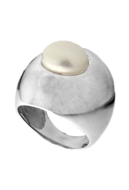anillo para mujer plata de ley y perla cultivada brazo ancho y precio especial muy barato para joyeria online