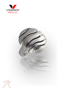 Anillo de acero Viceroy para mujer bañado en rodio 2148A01200