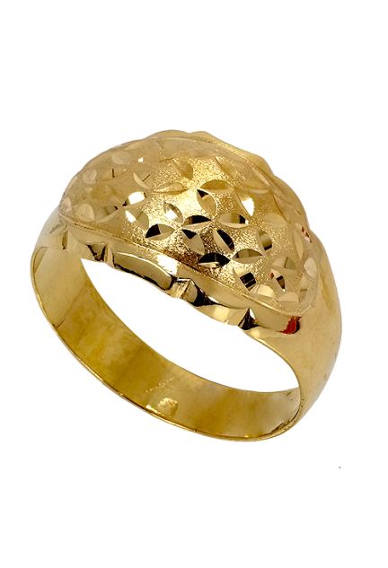 Anillo mujer oro amarillo, ley 18 ktes tripa lapidada - foto 3 - rfcia.005_00290