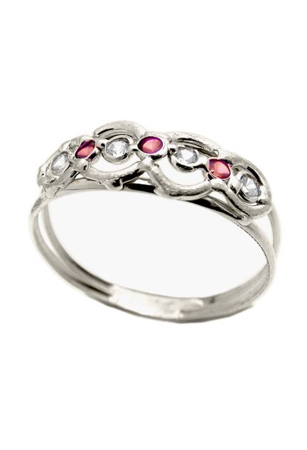 Anillo mujer oro blanco 18 ktes con piedras - foto 3 - rfcia.001_4044011-OB