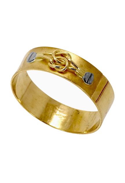 Anillo oro amarillo 18 ktes para mujer Nudos - foto 1 - rfcia.025_A-01869