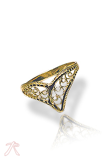 Anillo oro 1ª ley 750 mmas. (18 k.) sortija sin piedras señora oro amarillo rfcia.019_P5250