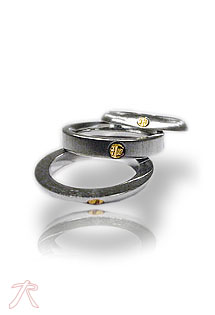 Anillo acero y oro anti stress precio de ocasión 142_0007-17 Anillo oro 1ª ley 750 mmas. (18 k.) sortija sin piedras rfcia.142_0007-17