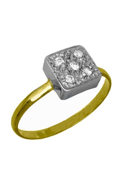 Anillo oro, sortija con piedras - foto 3 - rfcia.005_20304-1