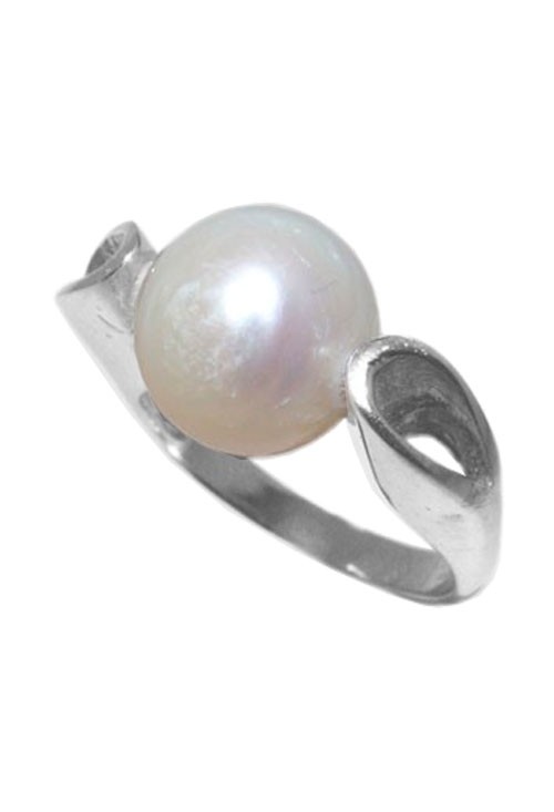 Anillo plata y perla cultivada 136_26513 sortija mujer plata ley y perla cultivada de 11 mm precio muy barato venta en joyeria online