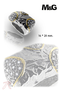 Anillo plata ley sortija con piedras rfcia.097_A177-014