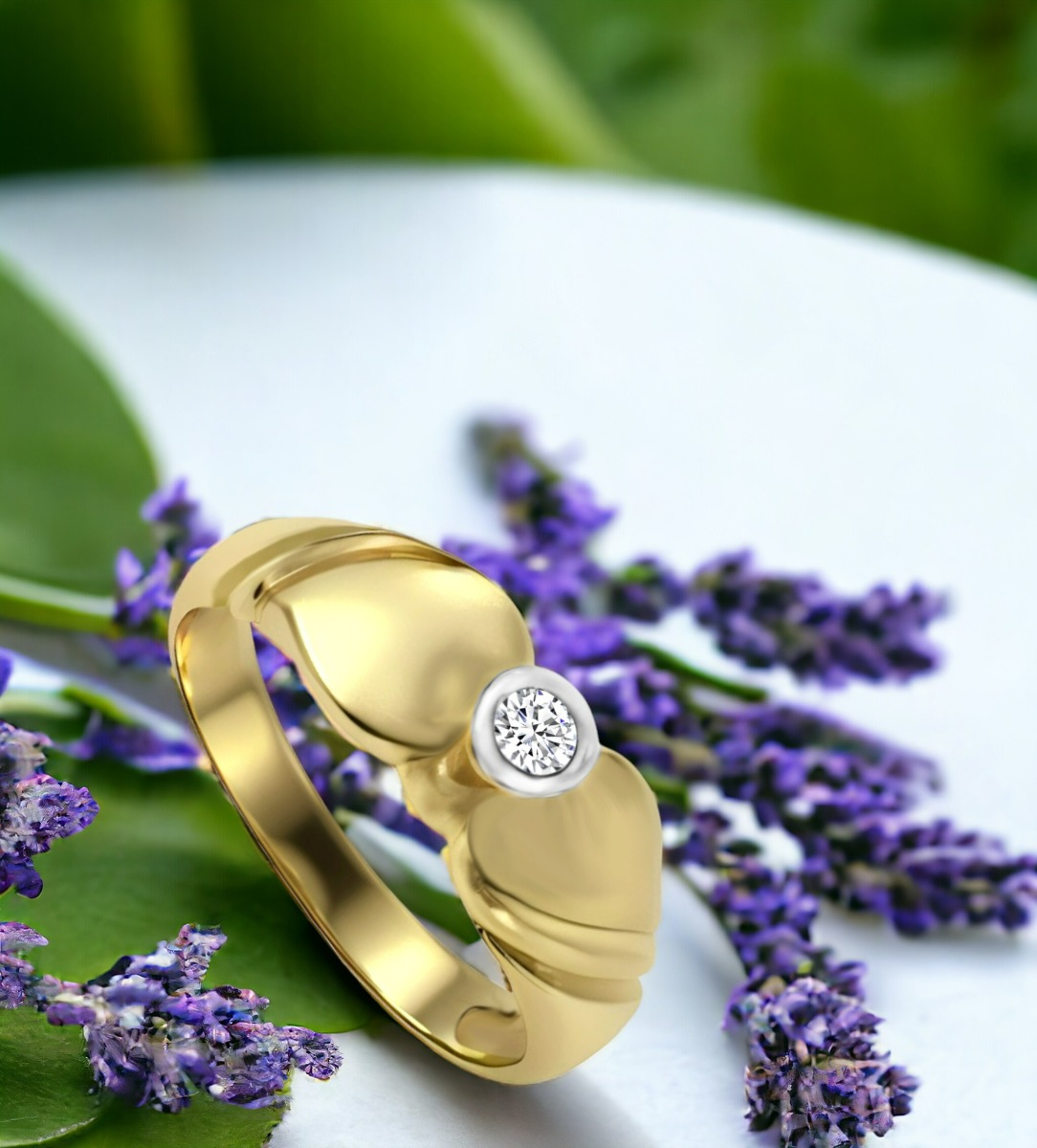 Anillo compromiso oro amarillo 18 ktes y diamante. 044_0543 Anillo compromiso oro amarillo 18 ktes y diamante. 044_0543-132240