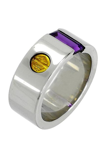 anillo de acero y oro con amatista vista oblicua 142_0539-1M_01