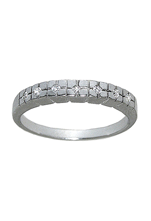 Anillo de compromiso media alianza plata. 078_2S070718AG Anillo de compromiso media alianza plata con diamantes 078_2S070718AG a precios baratos